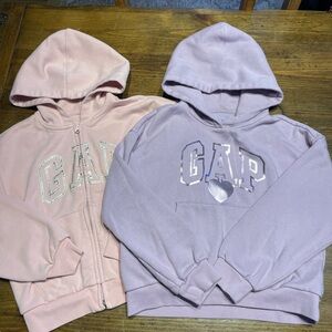 GAP Kids Girls size 12 Pink and Purple Hoodies